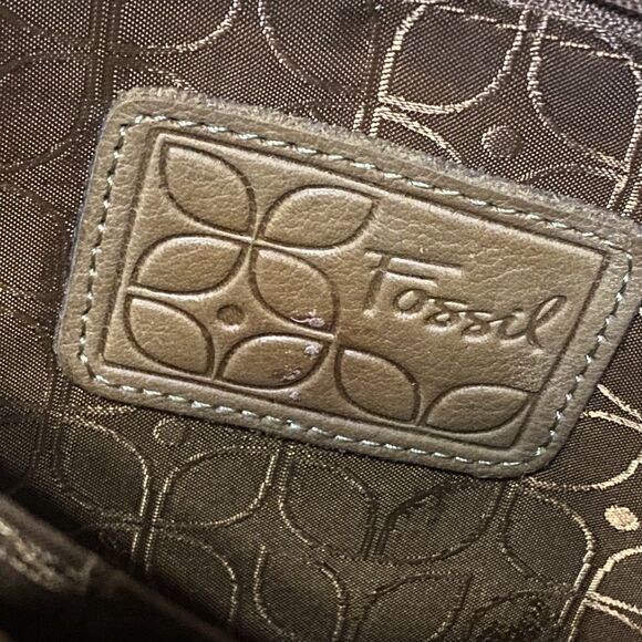 Vintage Fossil Crossbody Shoulder Messenger Canvas Bag Floral Boho Hippie Purse - Picture 5 of 16